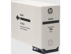 HP 768 ink, sort, 500 ml, DesignJet XL3800