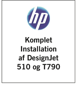 Komplet installation af DesignJet T850MFP