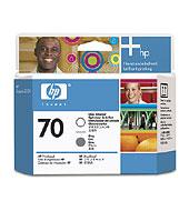 Printhoved, HP No 70 grå + gloss enhancer